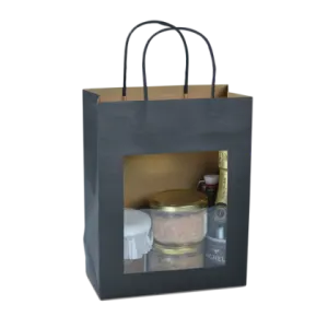 Sac vitrine kraft photo du produit