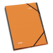 EXTENDOS Trieur Numérique à élastique MON DOSSIER en balacron. 12 compartiments. Coloris orange photo du produit image1 S