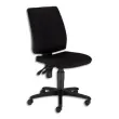 Siège piétement nylon, dossier tissu noir et assise tissu noir photo du produit image1 S