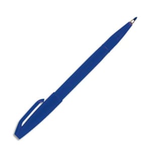 PENTEL Viltstift nylon punt lijnbreedte 0,8 mm blauwe inkt SIGN PEN S520 productfoto