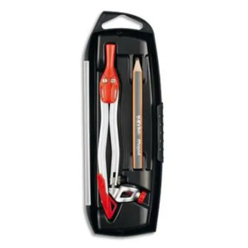 Compas collège ORIGIN avec protège pointe de sécurité à bague photo du produit image1 L