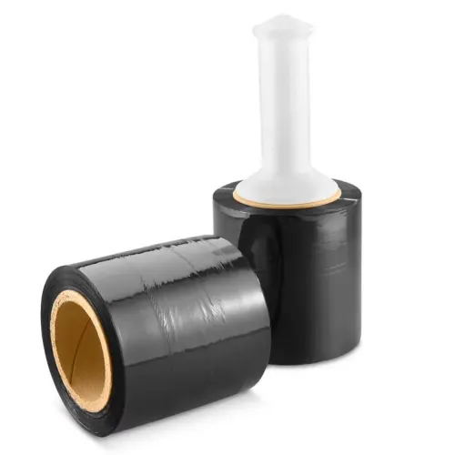 Mini-Bobines de film étirable noir photo du produit image1 L