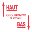 1000 Etiquettes d'expédition HAUT – BAS photo du produit image1 S