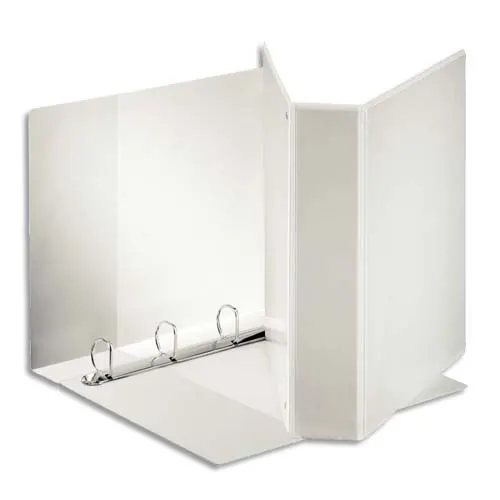 ESSELTE Classeur à couverture personnalisable sur trois faces PP blanc – dos de 9 cm photo du produit image1 L