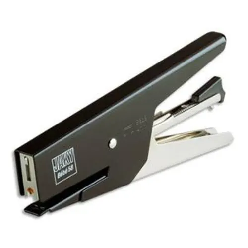 Pince agrafeuse BB58. Agrafes bébé (8/4). 15 feuilles. Noir. photo du produit image1 L