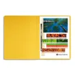 EXACOMPTA Chemise à lamelles et compresseur, capacité 350 feuilles perforées, carte lustrée coloris jaune photo du produit image1 S