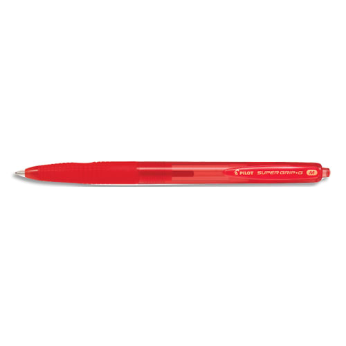 PILOT Stylo bille SUPER GRIP G rétractable pointe moyenne encre rouge