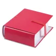 ELBA Chemise extensible PVC. Fermeture par sangle velcro. Dos 16cm. Coloris Rouge photo du produit image1 S