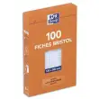 100 fiches bristol 125x200 mm 5x5 blanc photo du produit image1 S