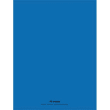 CONQUERANTC Cahier piqûre 24x32cm 48 pages 90g séyès grands carreaux. Couverture polypropylène bleu photo du produit image1 S