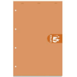 Kop geniet blok 160 geperforeerde pagina's 4 gaten 80g 5x5 formaat 21x31,8 (A4+) productfoto image1 S
