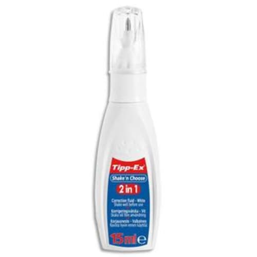 Stylo correcteur 2 en 1 pointe métal fine et applicateur mousse