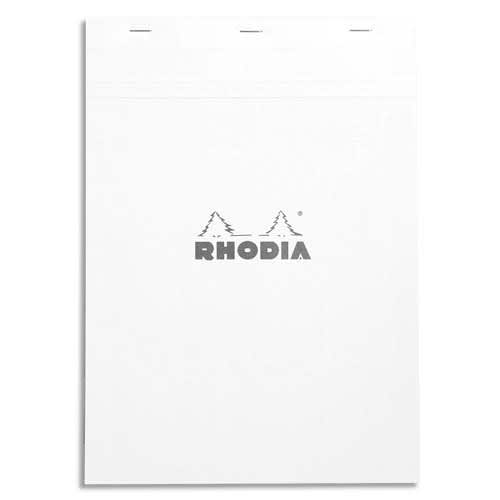 RHODIA Bloc de direction 160 pages n°18 21x29,7cm 5x5. Couverture blanche