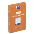 Etui distributeur de 100 fiches bristol perforées 210g 12,5x20cm 5x5 photo du produit image1 S