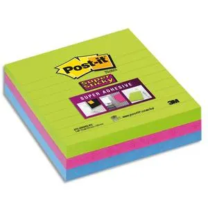 Blocs Super Sticky ligné format XL POST-IT photo du produit
