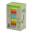 POST-IT Tour 24 blocs 100f 38x51mm 100% recyclé. Coloris assortis gris,bleu,vert clair,vert mousse photo du produit image1 S