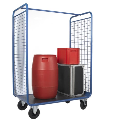 Chariot Promax grillagé avec barre d'écartement