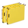 OBLIQUE AZ Boîte de 25 dossiers suspendus ARMOIRE en kraft 240g. Fond 15, Velcro. Jaune photo du produit image1 S