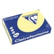 CLAIREFONTAINE Ramette de 500 feuilles papier couleur TROPHEE 80 grammes format A4 canari 1977 photo du produit image1 S