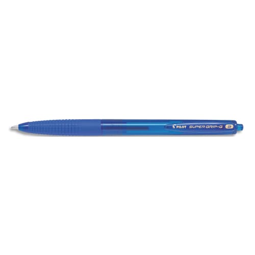 PILOT Stylo bille SUPER GRIP G rétractable poine large, encre bleue