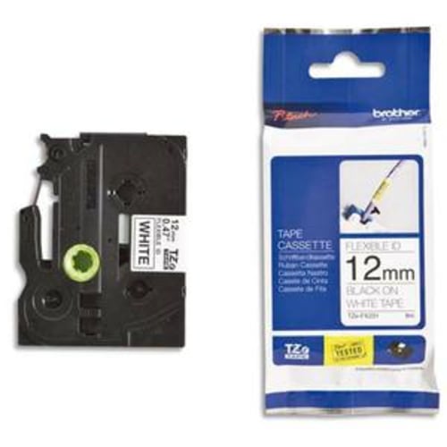 Tape voor PTOUCH flexibel laminaat 12mm zwart/wit productfoto image1 L