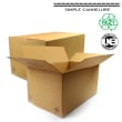 Caisse Carton Simple Cannelure 50 x 40 x 25 cm photo du produit image1 S