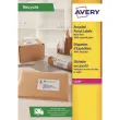 Etiquette adhésive blanche 100 % recyclées 434075 photo du produit image1 S