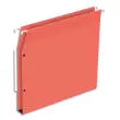 NEUTRAAL Doos met 25 hangmappen KAST in kraft 220g. 30mm bodem, nietklep + druk. Rood productfoto image1 S