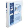 EXACOMPTA Classeur personnalisable KREACOVER 3 faces 4 anneaux Ø20 mm en D. En polypropylène blanc. photo du produit image1 S
