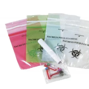 Sachet plastique à fermeture zip avec pochette Kangourou photo du produit