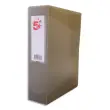 5 STERREN Archiefdoos met rug 8 cm, in grijs 7/10e polypropyleen productfoto image1 S