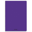 CONQUERANTC Cahier piqûre 24x32cm 96 pages 90g séyès grands carreaux. Couverture polypropylène violet photo du produit image1 S