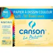 Zak met 12 vellen MI-TEINTES tekenpapier 160g 24x32cm assorti helder productfoto image1 S
