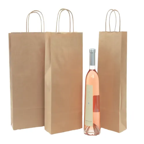Sac kraft pour bouteille photo du produit image1 L