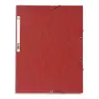 EXACOMPTA Map met 3 kleppen en elastiek, in 5/10e glanzende kaart, 400gr. Maat 24x32cm. Kleur rood. productfoto image1 S