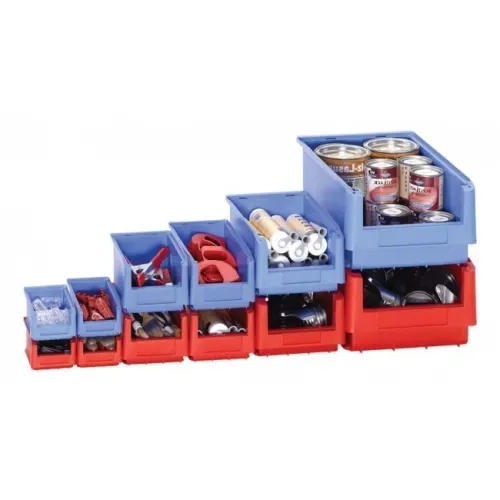 Blauwe kunststof bakken 500 x 315 x 200 mm, set van 6 bakken productfoto image1 L