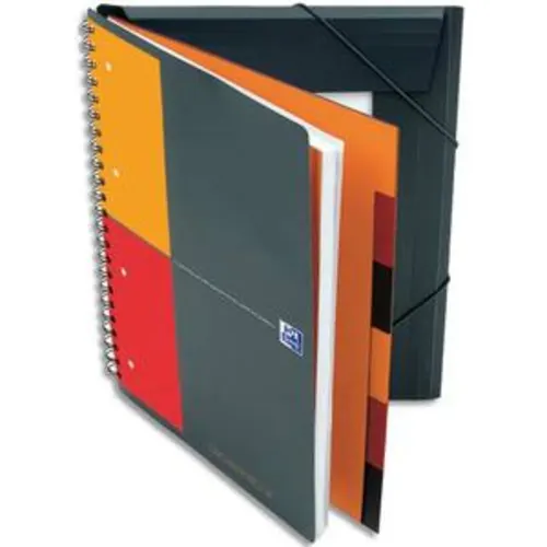 Cahier spirales 160 pages perforées 80g ligné 6mm 21x31,8cm photo du produit image1 L
