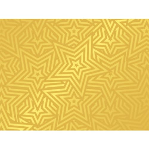 Papier cadeau kraft Etoile Or
