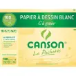 Pochette de 12 feuilles 24x32cm papier dessin blanc C A GRAIN 180g photo du produit image1 S