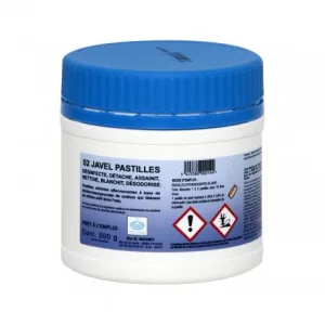 Javel en pastilles chlorées photo du produit