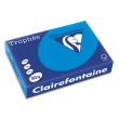 CLAIREFONTAINE Ramette de 500 feuilles papier couleur TROPHEE 80 grammes format A4 bleu turquoise 1781 photo du produit image1 S