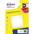 AVERY Sachet de 96 étiquettes multi-usage blanches 97 x 46 mm. Planche format A5. ETE006B photo du produit image1 S