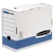 BANKERS BOX Back archiefdoos 15cm SYSTEM, automatische montage, wit/blauw gerecycled karton productfoto image1 S