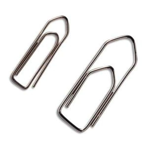 Attache lettres en acier nickelé 32mm,  1000