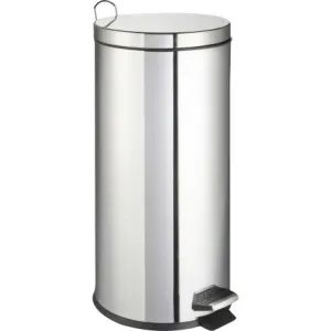Poubelle inox à pédale photo du produit