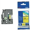 Lint voor PTOUCH gelamineerd zwart/geel 24mmx8m productfoto image1 S