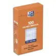 100 fiches bristol 75x125 mm 5x5 blanc photo du produit image1 S