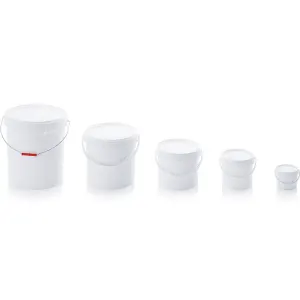 Seaux plastiques ronds photo du produit