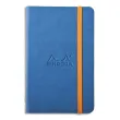 RHODIA Carnet RHODIArama 9x14cm 192 pages lignées. Couverture rembordée saphir photo du produit image1 S