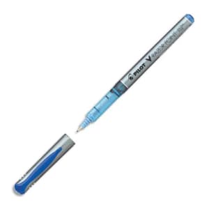 PILOT Viltstift ultrafijne ringvormige metalen punt blauwe vloeibare inkt plastic behuizing V-RAZOR POINT productfoto